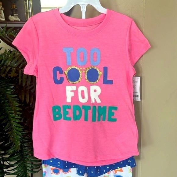 Brand New Carter’s 3-Piece Pajama Set Too Cool for Bedtime Sunglasses Sleepwear - Picture 2 of 12